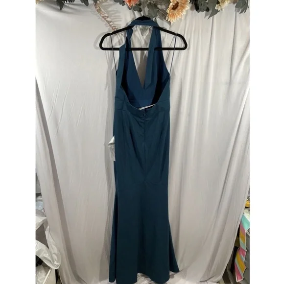 NEW $248 Dress the Population [ Medium ] Camden Mermaid Gown in Peacock -  rasspropiedades.cl